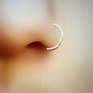 Seamless Wire Wrapped Nose Ring